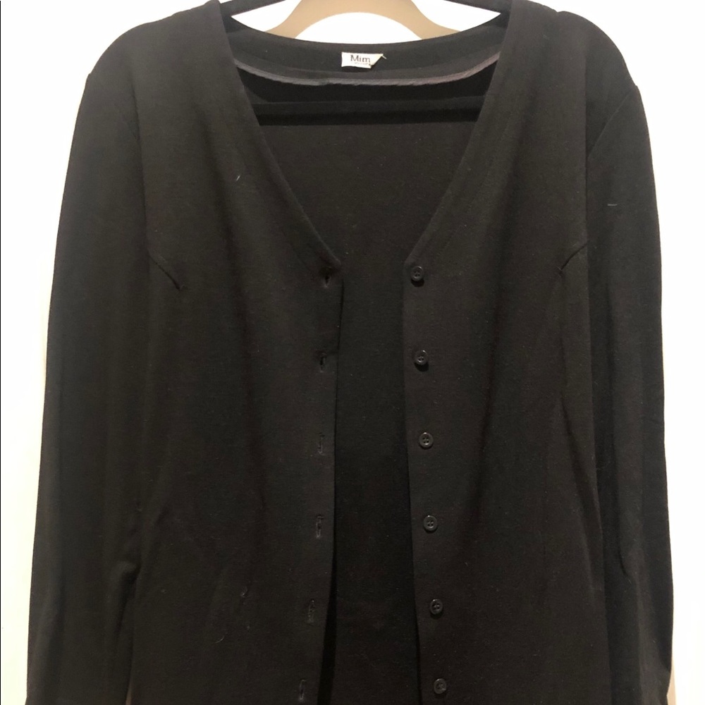 Mimi Maternity Elegant black cardigan